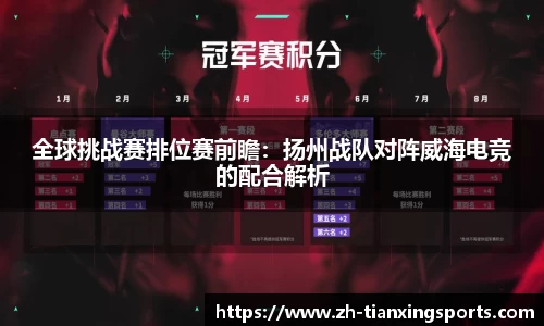 全球挑战赛排位赛前瞻:扬州战队对阵威海电竞的配合解析