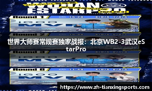 世界大师赛常规赛独家战报:北京WB2-3武汉eStarPro